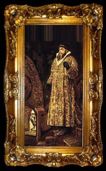 framed  Viktor Vasnetsov Tsar Ivan The Terrible., ta009-2